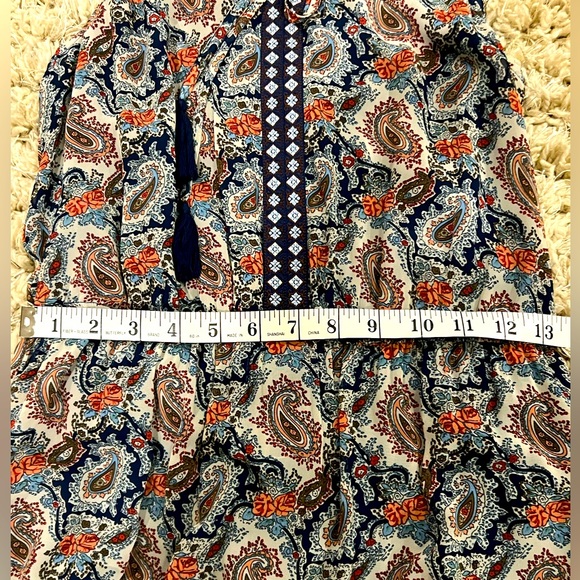 Multicolored sleeveless maxi-dress size small - Picture 7 of 8